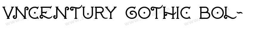 VNcentury Gothic Bol字体转换